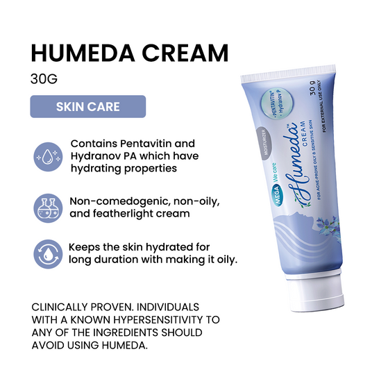 MEGA WE CARE Humeda Cream (Acne-Prone Oily & Sensitive Skin) 30G