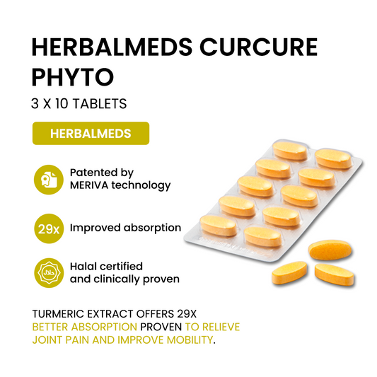 Herbalmeds Curcure Phyto 30 tablets (EXPIRY DATE JAN 2027)
