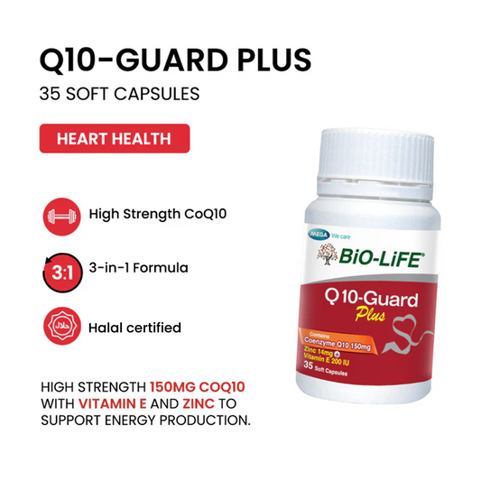 BiO-LiFE Q10-Guard Plus 35 capsules (EXPIRY DATE JUN 2027)