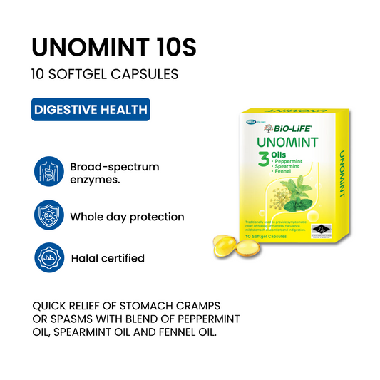 Unomint 10 capsules (EXPIRY DATE NOV 2027)