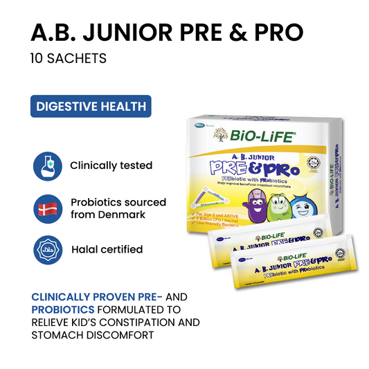 BiO-LiFE A.B. Junior Pre & Pro 10 sachets (EXPIRY DATE JUL 2027)