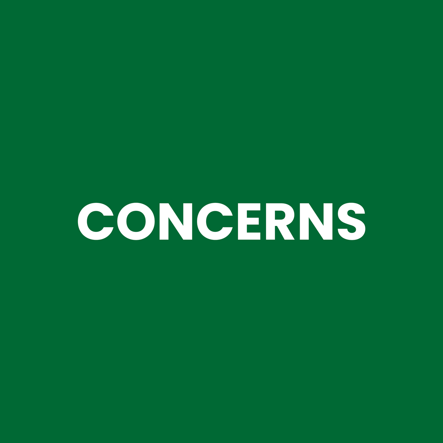 CONCERNS