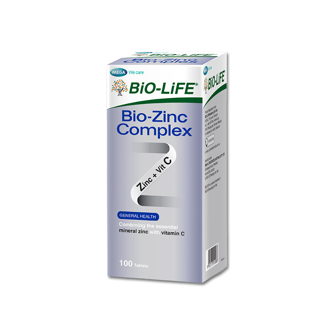 BiO-LiFE Bio-Zinc Complex [ 100 tablets ]