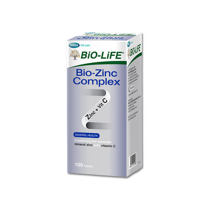 BiO-LiFE Bio-Zinc Complex [ 100 tablets ]