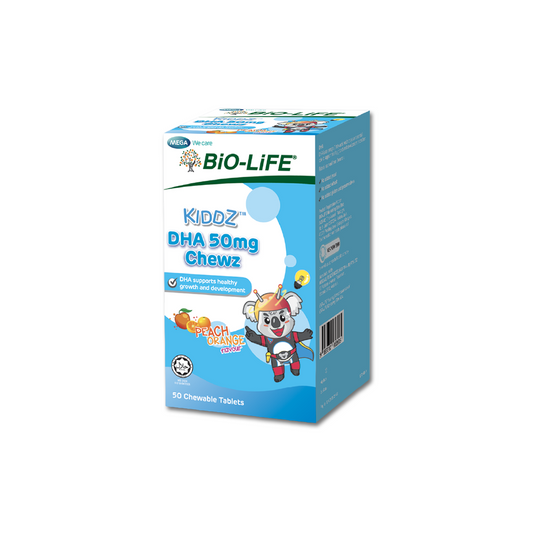 BiO-LiFE KIDDZ™  DHA 50mg Chewz [ 50 gummies ]