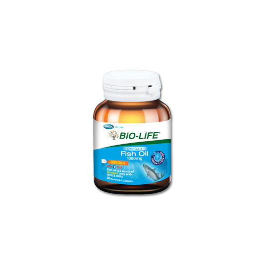 BiO-LiFE Omega-3 Fish Oil 1000mg [ 30 capsules ]