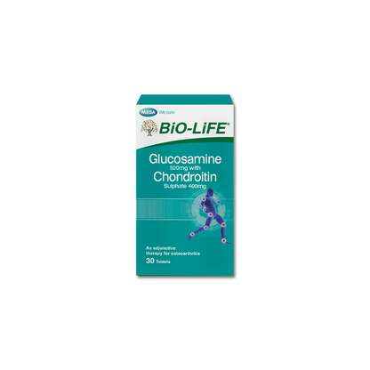 BiO-LiFE Glucosamine 500mg With Chondroitin Sulphate 400mg [ 30 tablets ]