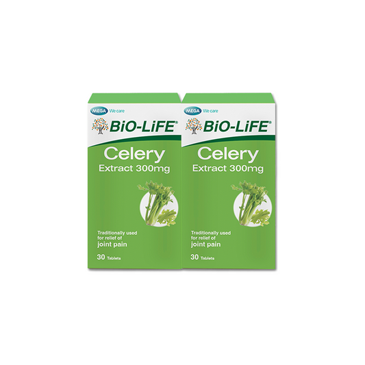 BiO-LiFE Celery Extract 300mg [ 2 x 30 tablets ]