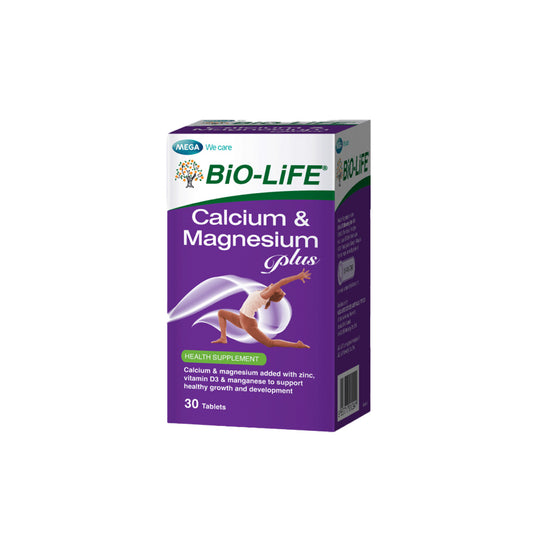 BiO-LiFE Calcium & Magnesium Plus [ 30 tablets ]