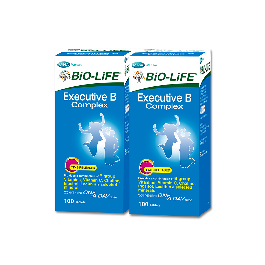 BiO-LiFE Executive B Complex [ 2 x 100 tablets ]