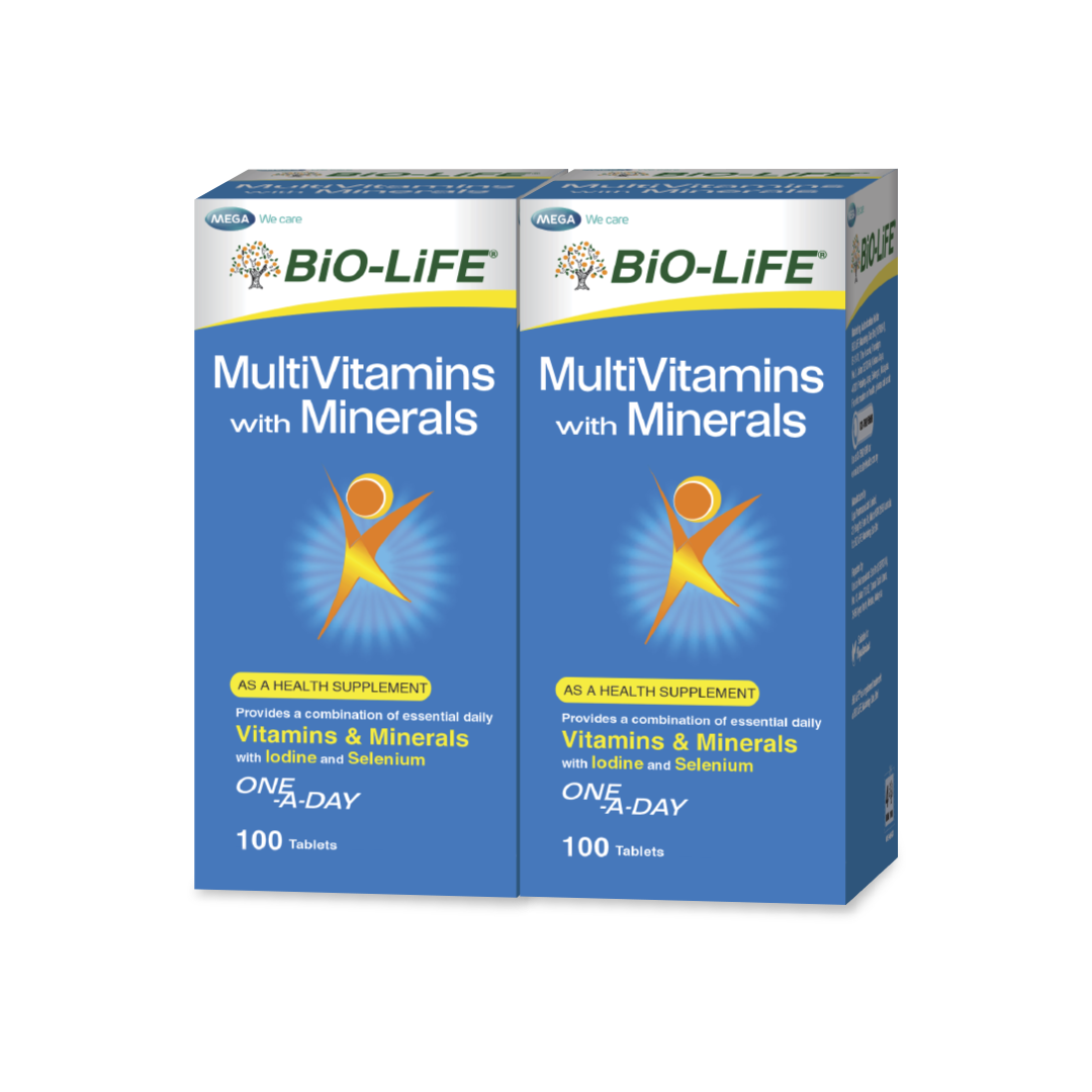 BiO-LiFE Multivitamins with Minerals [ 2 x 100 tablets ]