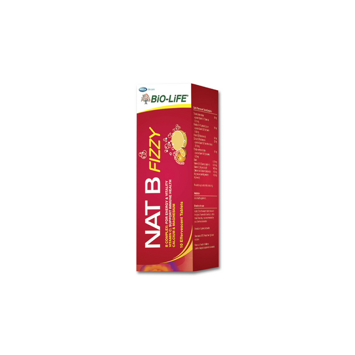 Biolife Natc BiO-LiFE Nat B Fizzy 10 tablets (EXPIRY DATE MAY 2027)