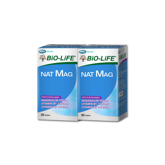BiO-LiFE Nat Mag [ 2 x 30 tablets]