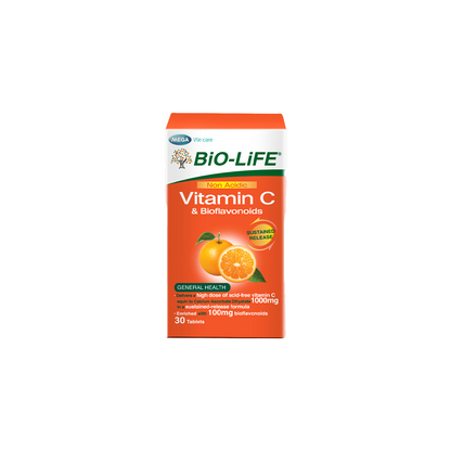 BiO-LiFE Non-Acidic Vitamin C & Bioflavonoids [ 30 tablets ]