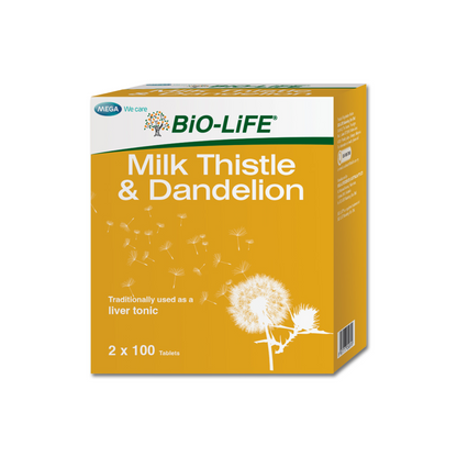 BiO-LiFE Milk Thistle and Dandelion [ 2 x 100 tablets ]