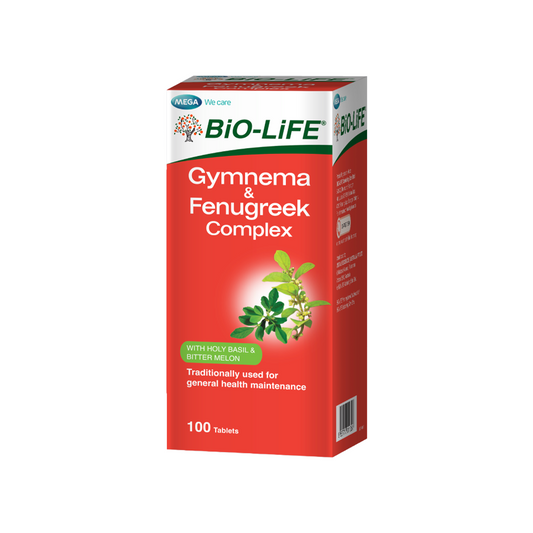 BiO-LiFE Gymnema & Fenugreek Complex [ 100 tablets ]