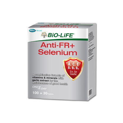 BiO-LiFE Anti FR + Selenium [ 100 tablets + 30 tablets ]