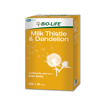 BiO-LiFE Milk Thistle and Dandelion [ 350 tablets + 30 tablets ]