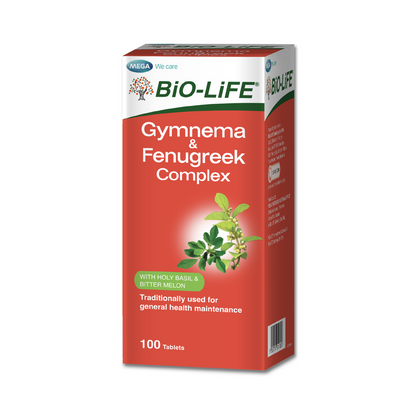 BiO-LiFE Gymnema & Fenugreek Complex [ 100 tablets ]