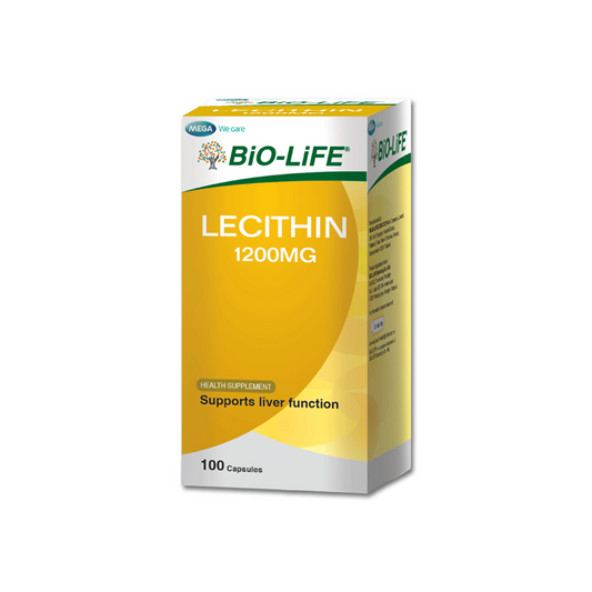 BiO-LiFE Lecithin 1200mg [ 100 capsules ]