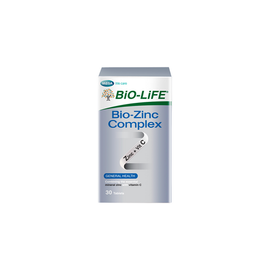 BiO-LiFE Bio-Zinc Complex [ 30 tablets ]