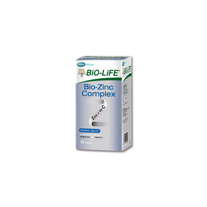 BiO-LiFE Bio-Zinc Complex [ 30 tablets ]