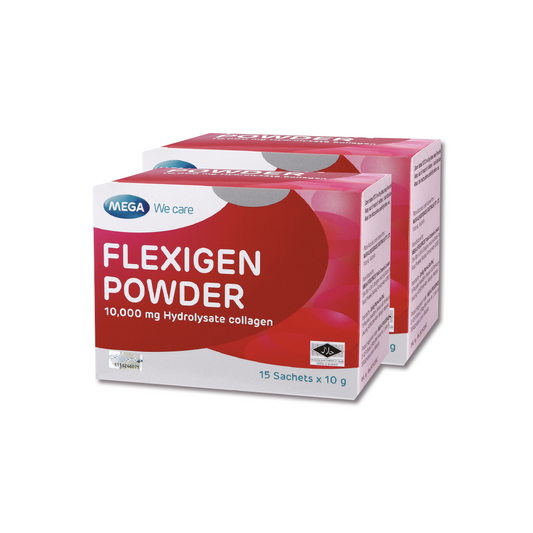 MEGA WE CARE Flexigen Powder [ 2 x 15 sachets ]