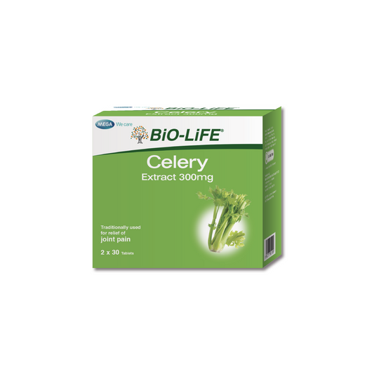 BiO-LiFE Celery Extract 300mg [ 2 x 30 tablets ]