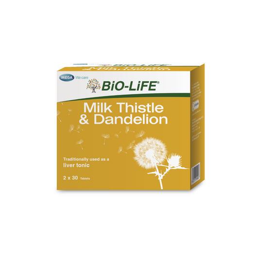 BiO-LiFE Milk Thistle and Dandelion [ 2 x 30 tablets ]