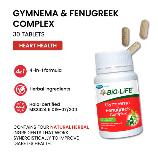 BiO-LiFE Gymnema & Fenugreek Complex [ 30 tablets ]