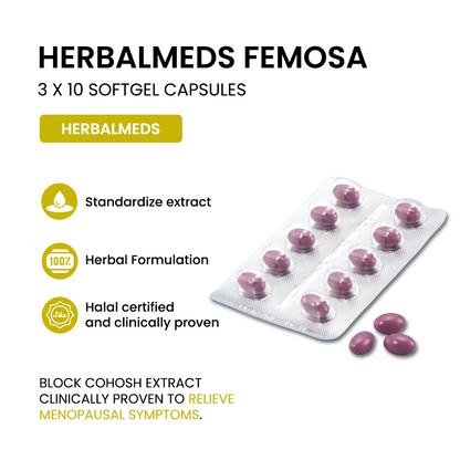 BiO-LiFE Herbalmeds Femosa [ 30 capsules ]