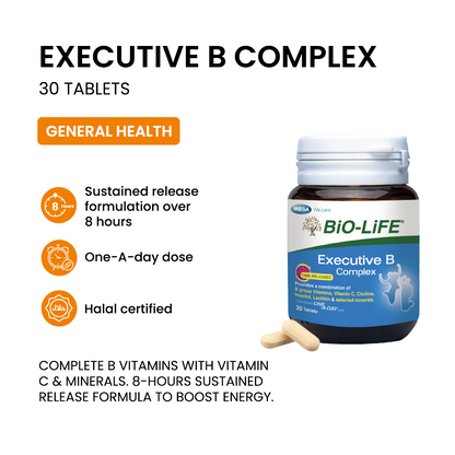 BiO-LiFE Executive B Complex [ 30 tablets ]