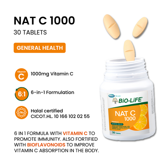 BiO-LiFE Nat C 1000mg [ 30 tablets ]