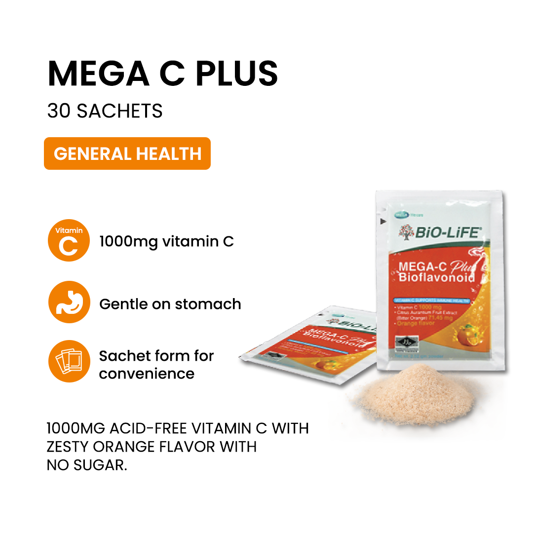 BiO-LiFE Mega C Plus Bioflavonoid [ 30 sachets ]