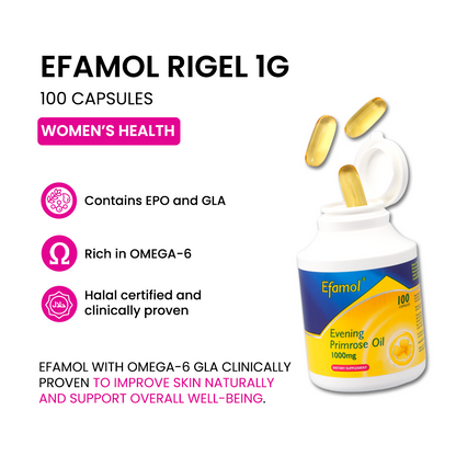 BiO-LiFE Efamol Evening Primrose Oil 1000mg [ 100 capsules ]