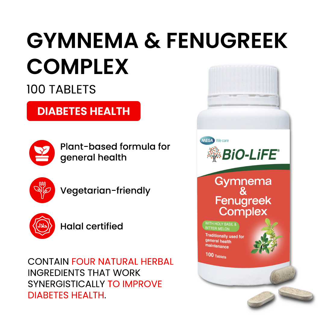BiO-LiFE Gymnema & Fenugreek Complex [ 100 tablets ]