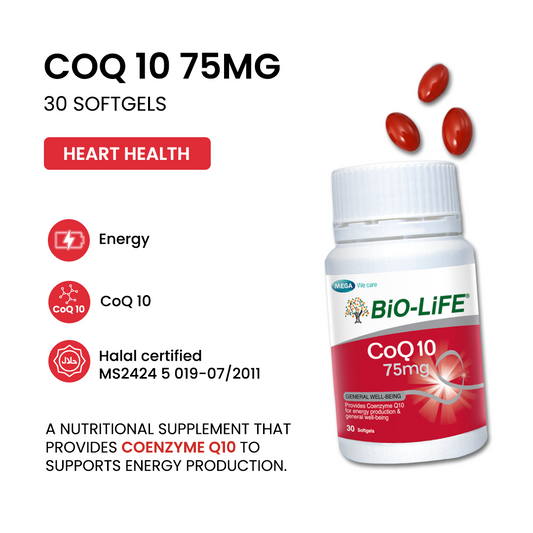 BiO-LiFE CoQ10 75mg [ 30 capsules ]