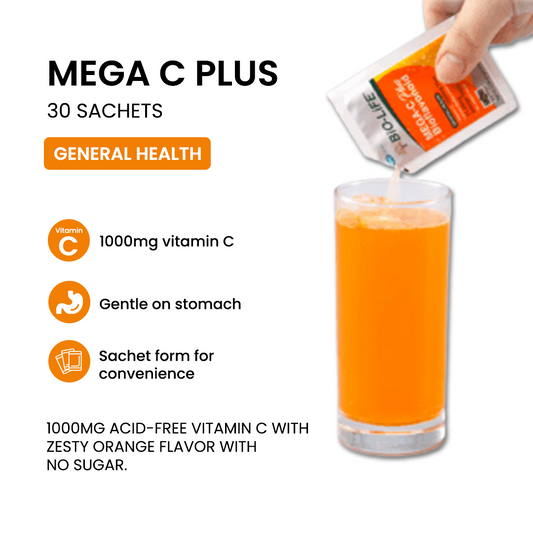 BiO-LiFE Mega C Plus Bioflavonoid [ 30 sachets ]