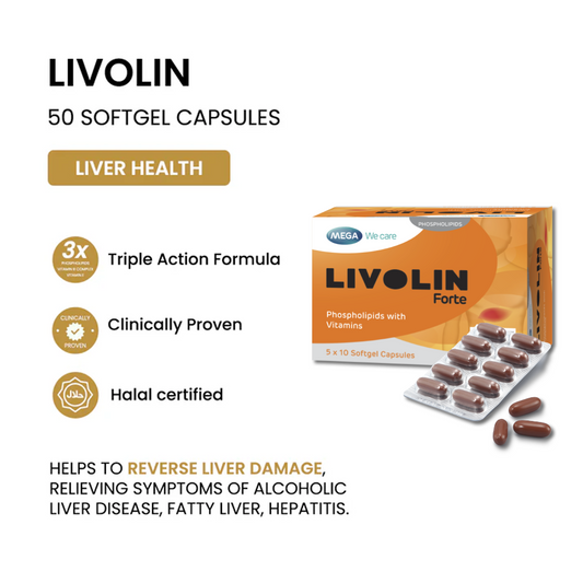 MEGA WE CARE Livolin Forte [ 50 capsules ]