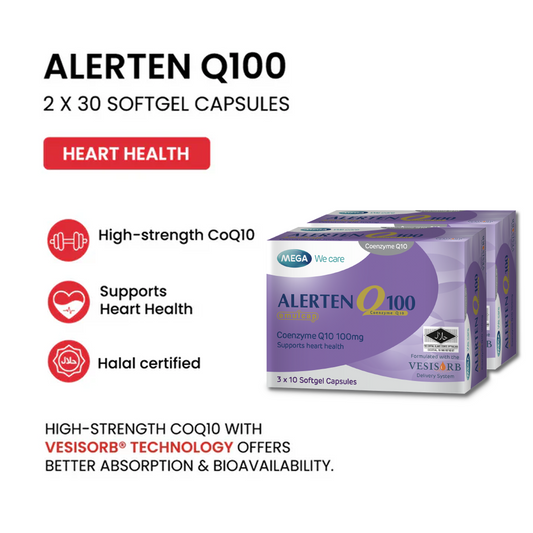 Alerten Q100 Emulcap 2 x 30 capsules (EXPIRY DATE DEC 2029)