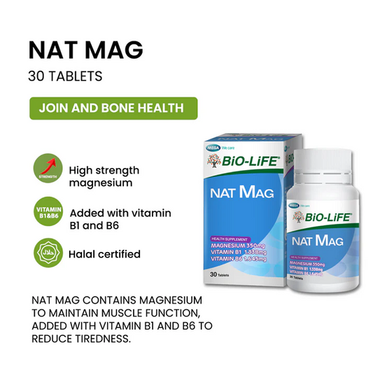BiO-LiFE Nat Mag [ 30 tablets ]
