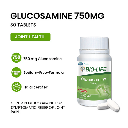 BiO-LiFE Glucosamine 750mg [ 30 tablets ]