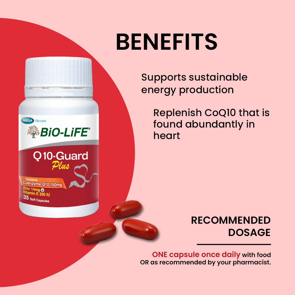 BiO-LiFE Q10-Guard Plus 3 x 30 capsules (EXPIRY DATE FEB 2027)