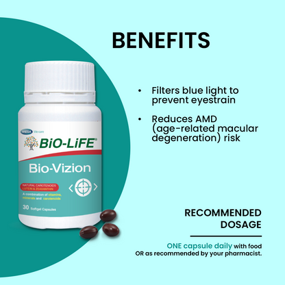 BiO-LiFE Bio-Vizion [ 2 x 30 capsules ]