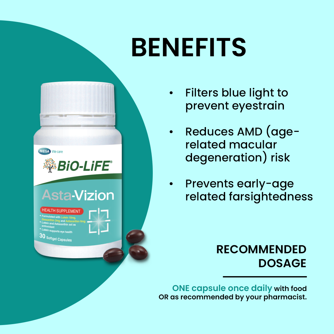 BiO-LiFE Asta-Vizion 30 capsules (EXPIRY DATE NOV 2026)