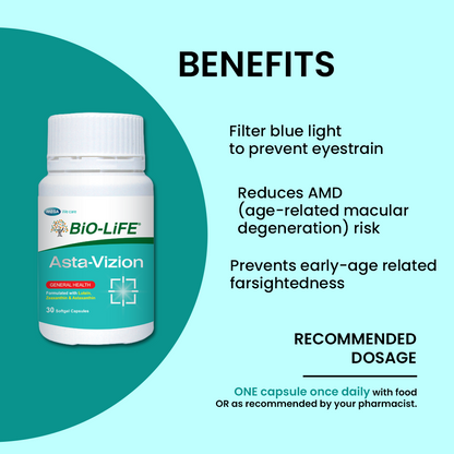 BiO-LiFE Asta-Vizion [ 30 capsules ]