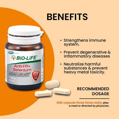 BiO-LiFE Anti FR + Selenium [ 30 tablets ]