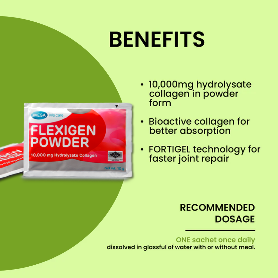 MEGA WE CARE Flexigen Powder [ 2 x 15 sachets ]