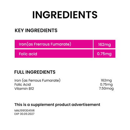 MEGA WE CARE Ferrovit [ 5 x 10 tablets ]