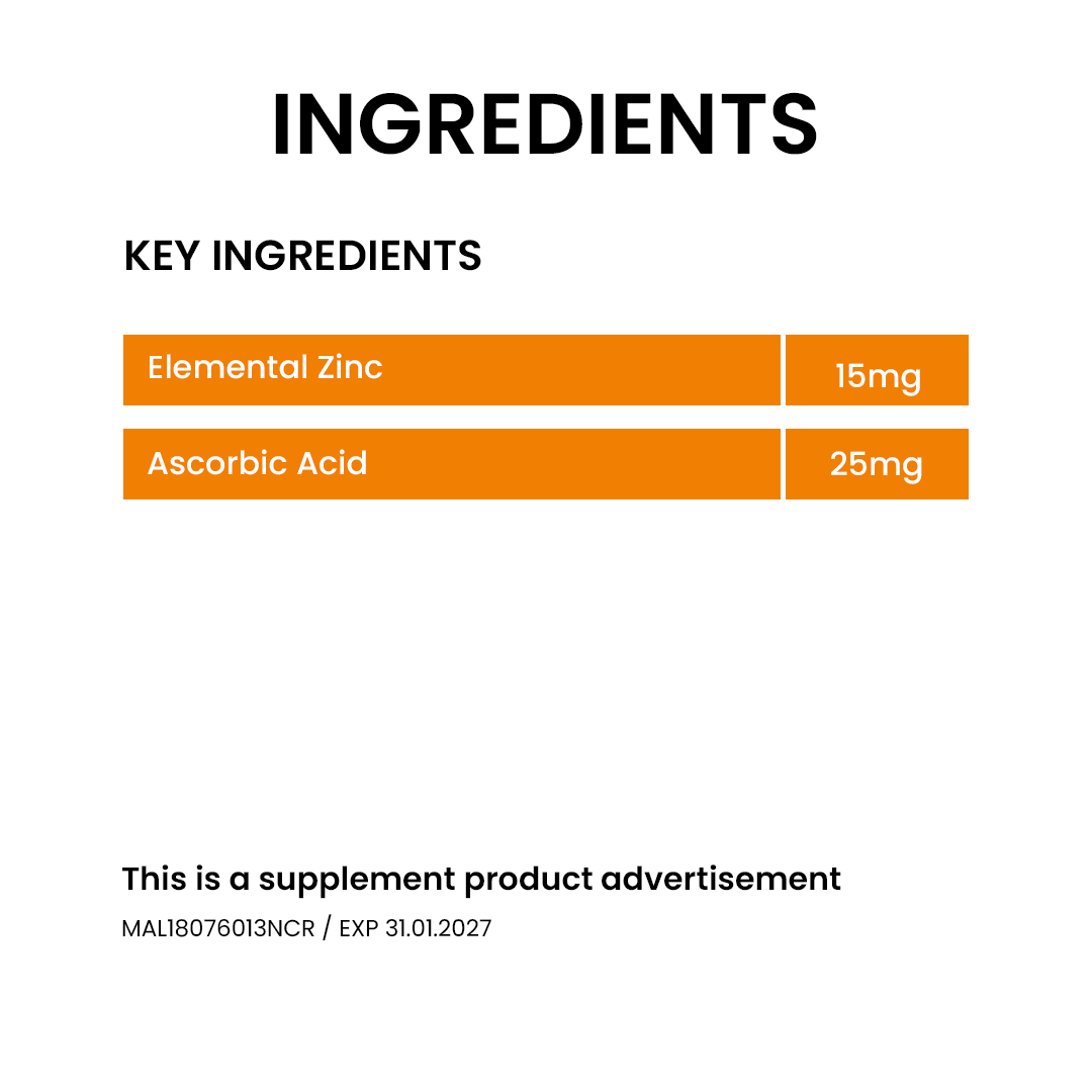 BiO-LiFE Bio-Zinc Complex [ 30 tablets ]